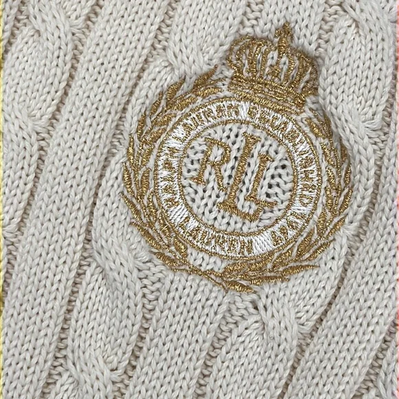 Lauren Ralph Lauren cream women’s zip cardigan size small - Picture 5 of 11